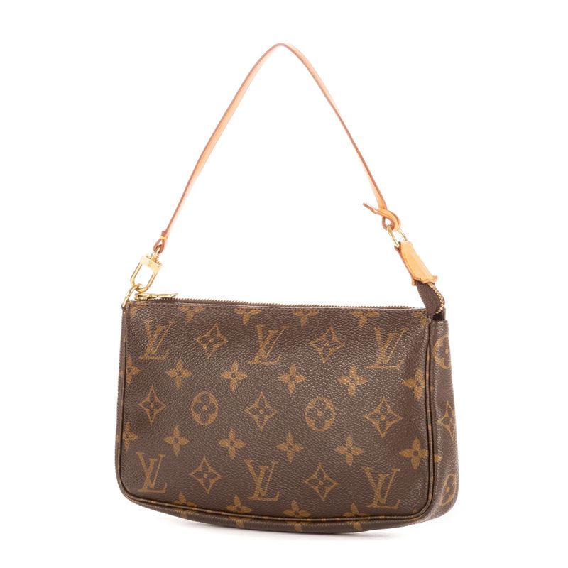 Louis Vuitton Accessory Pouch Brown Monogram Canvas A