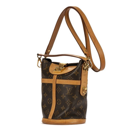 Louis Vuitton Duffle Top Handle Brown Monogram Canvas AB