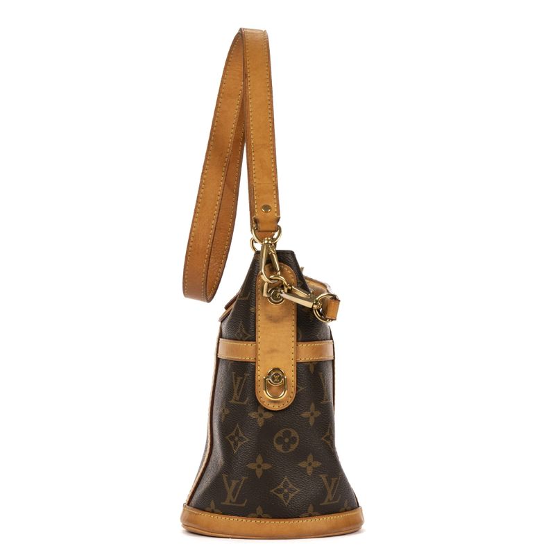 Louis Vuitton Duffle Top Handle Brown Monogram Canvas AB