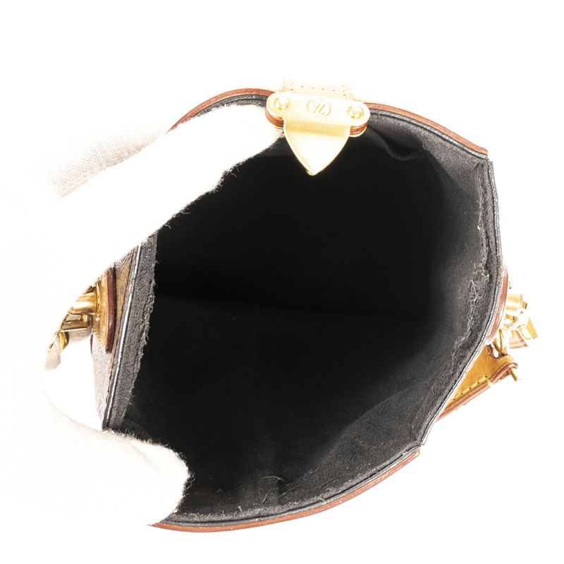 Louis Vuitton Duffle Top Handle Brown Monogram Canvas AB