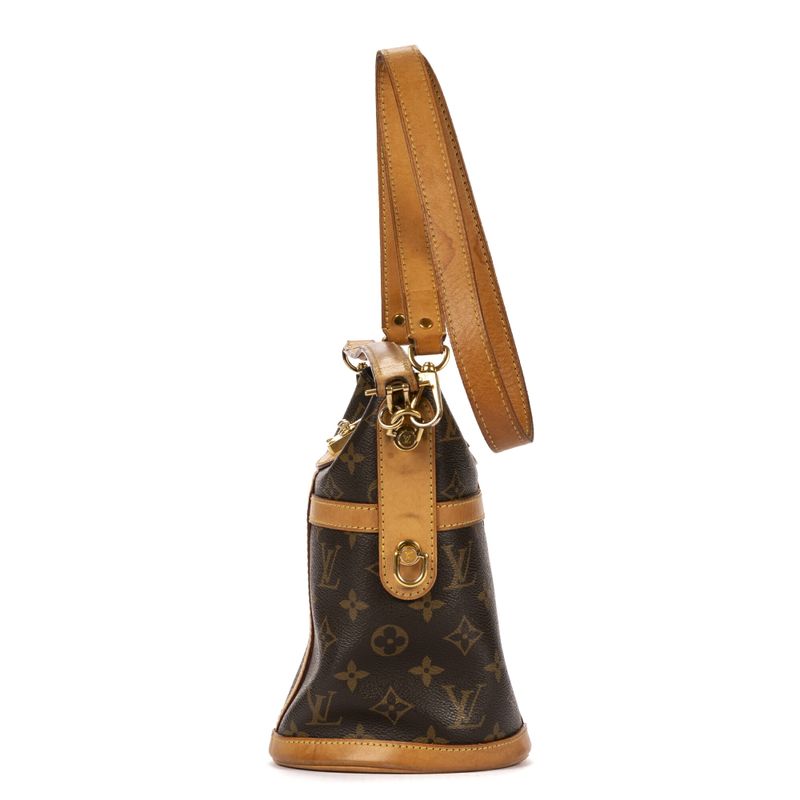 Louis Vuitton Duffle Top Handle Brown Monogram Canvas AB