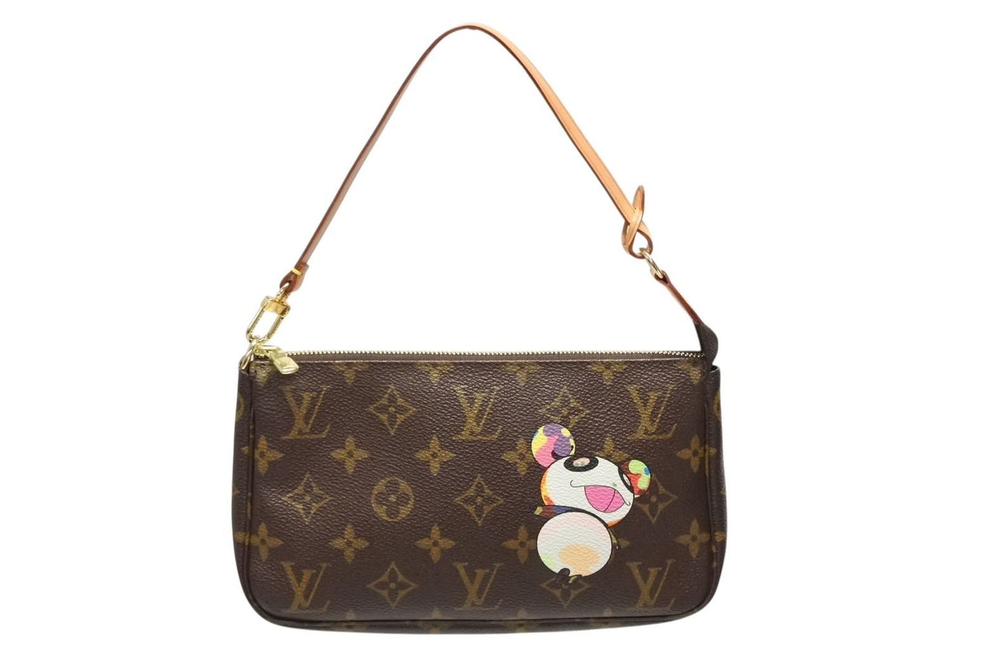 Louis Vuitton Pochette Accessoires Panda Monogram Po Handbag Takashi Murakami