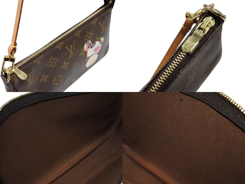 Louis Vuitton Pochette Accessoires Panda Monogram Po Handbag Takashi Murakami — view 7