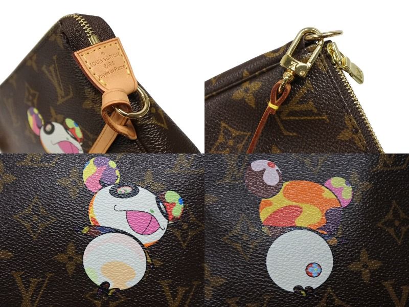 Louis Vuitton Pochette Accessoires Panda Monogram Po Handbag Takashi Murakami — view 5