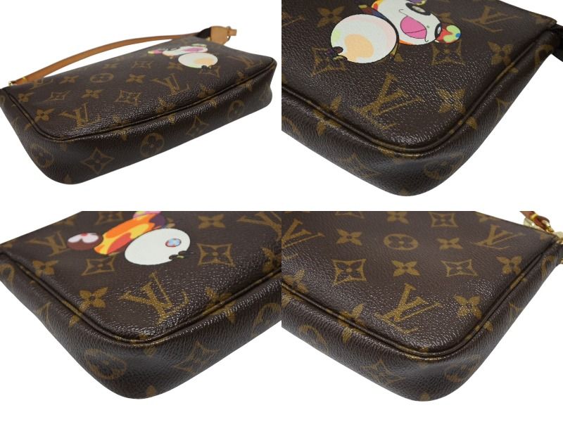 Louis Vuitton Pochette Accessoires Panda Monogram Po Handbag Takashi Murakami — view 6
