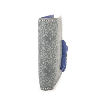 Louis Vuitton "limited Edition Rock Climbing Wallet" Grey/blue Monogram Canvas A