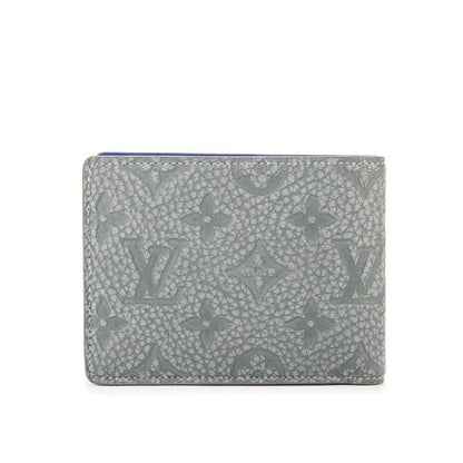 Louis Vuitton "limited Edition Rock Climbing Wallet" Grey/blue Monogram Canvas A