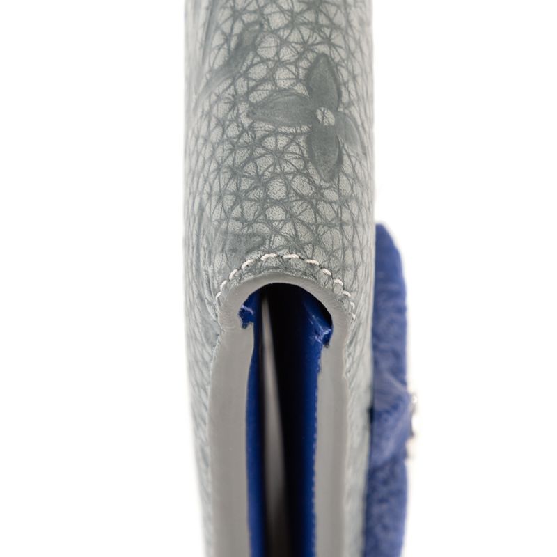 Louis Vuitton "limited Edition Rock Climbing Wallet" Grey/blue Monogram Canvas A