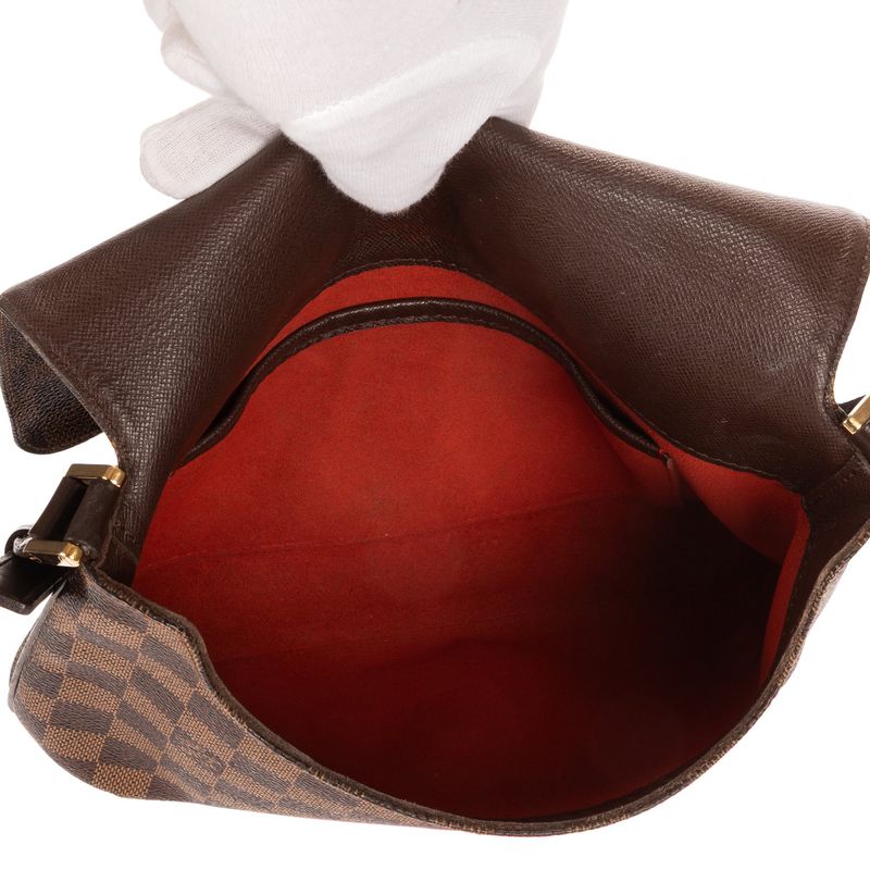 Louis Vuittonmusette Tango Brown Damier Ebène A
