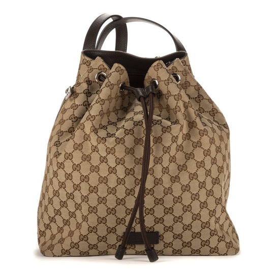 Gucci Bucket Bag Beige GG Canvas A