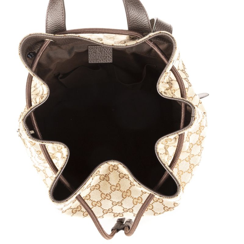 Gucci Bucket Bag Beige GG Canvas A