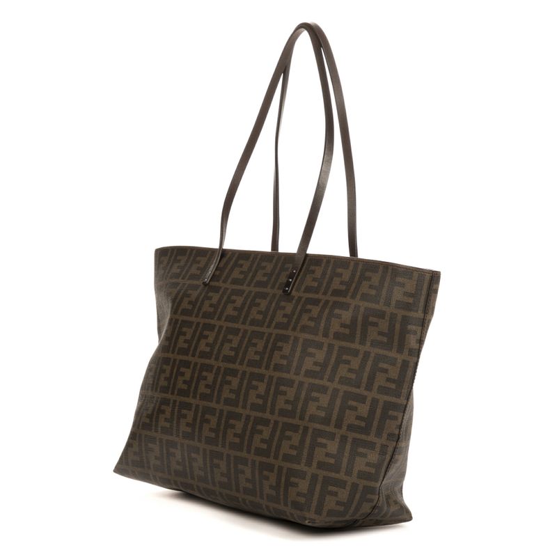 Fendi Tote Brown Zucca Monogram A