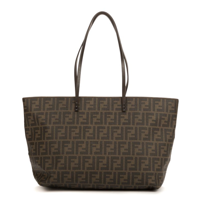 Fendi Tote Brown Zucca Monogram A