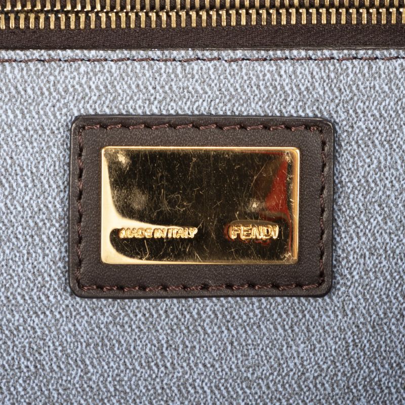 Fendi Tote Brown Zucca Monogram A