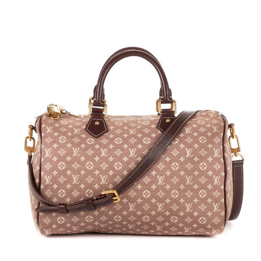 Louis Vuitton "limited Edition Idylle Speedy Bandoliere" Bordeaux Monogram