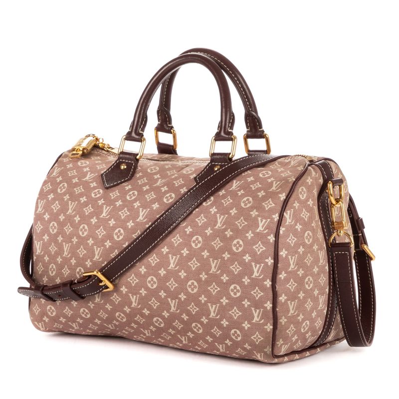Louis Vuitton "limited Edition Idylle Speedy Bandoliere" Bordeaux Monogram