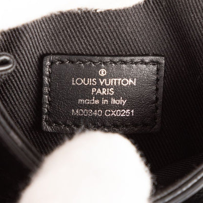 Louis Vuitton Mini Steamer Crossbody Pouch Black Monogram Eclipse N