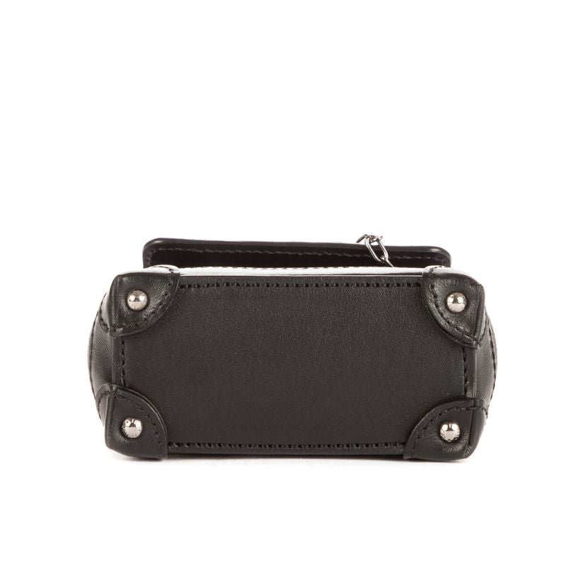 Louis Vuitton Mini Steamer Crossbody Pouch Black Monogram Eclipse N