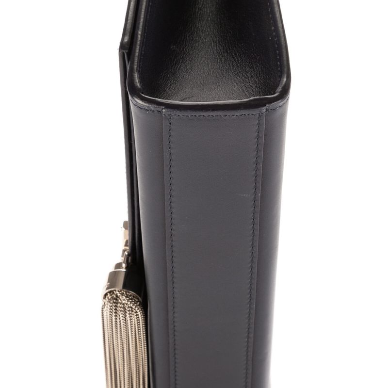 YVES Saint Laurent Yves Saint Laurent Small Kate Crossbody Navy Blue Calfskin