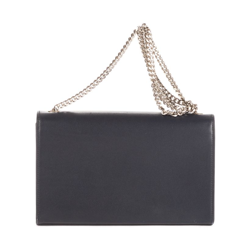 YVES Saint Laurent Yves Saint Laurent Small Kate Crossbody Navy Blue Calfskin