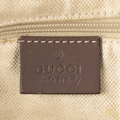 Gucci Ski Tote Beige/dark Brown GG Canvas A