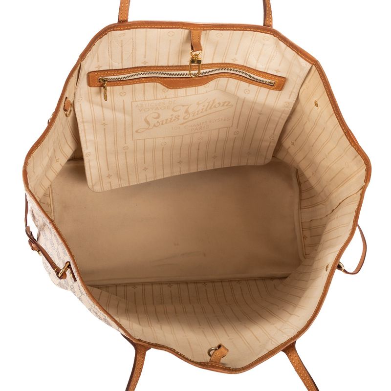 Louis Vuitton Neverfull Ivory Damier Azure A