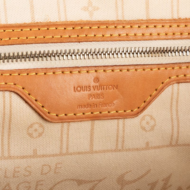 Louis Vuitton Neverfull Ivory Damier Azure A