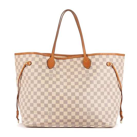 Louis Vuitton Neverfull Ivory Damier Azure A