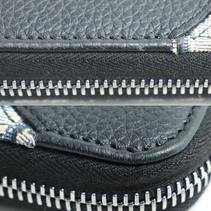 DIOR Oblique Jacquard Long Zip Wallet Long Wallet Navy 2adbc315yks_h05e Women's