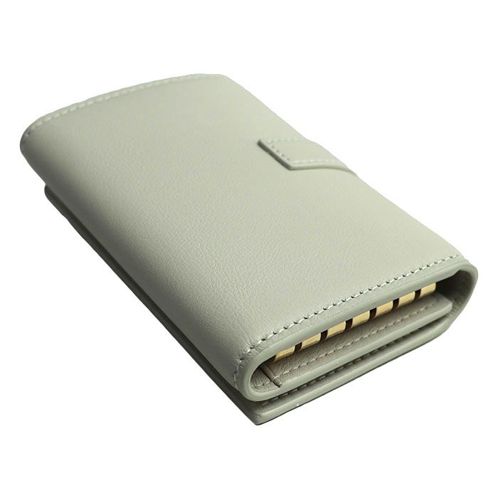 Saint Laurent Key Case YSL Line Ivory Cfp613334 Ladies Used