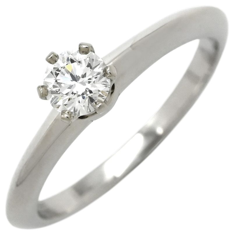 Tiffany & Co Tiffany & Co Ring Solitaire Pt950 Diamond Platinum Silver T&co