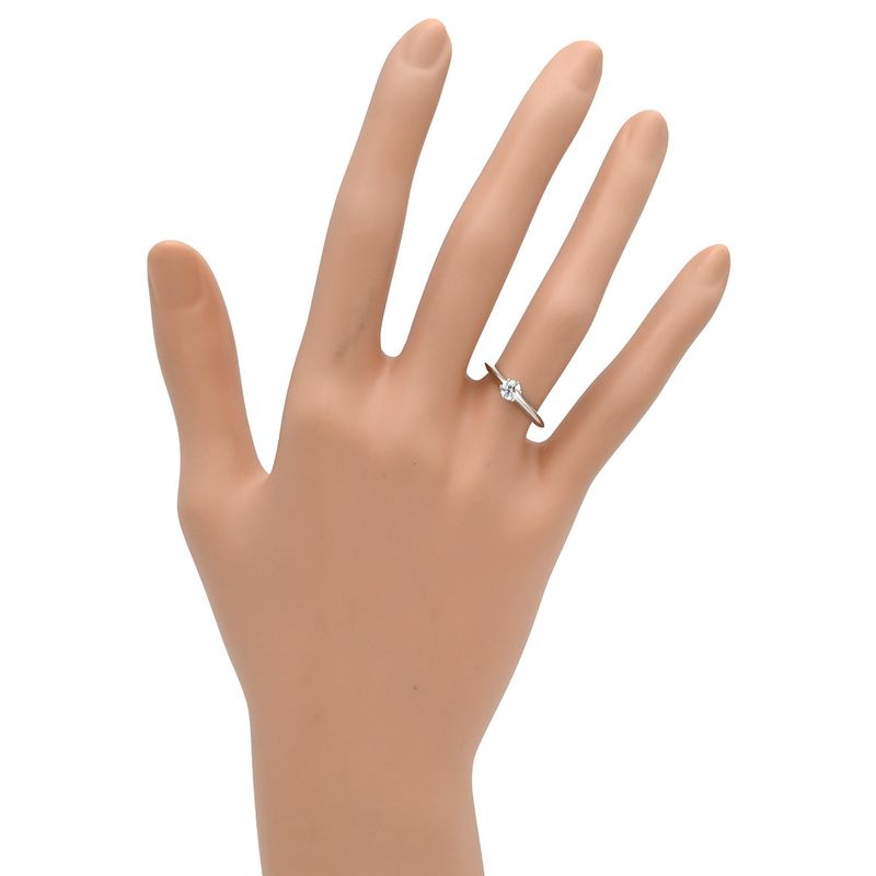 Tiffany & Co Tiffany & Co Ring Solitaire Pt950 Diamond Platinum Silver T&co