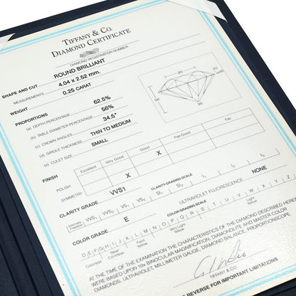 Tiffany & Co Tiffany & Co Ring Solitaire Pt950 Diamond Platinum Silver T&co