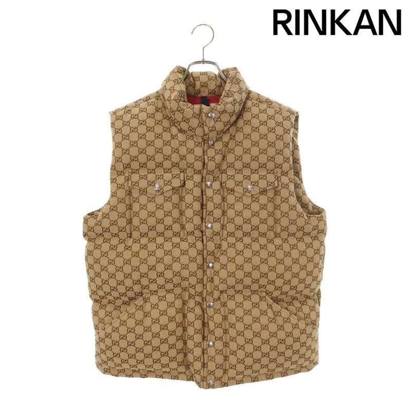 Gucci X The North Face THE North FACE 670768 Z8apy GG All-pattern Down Vest