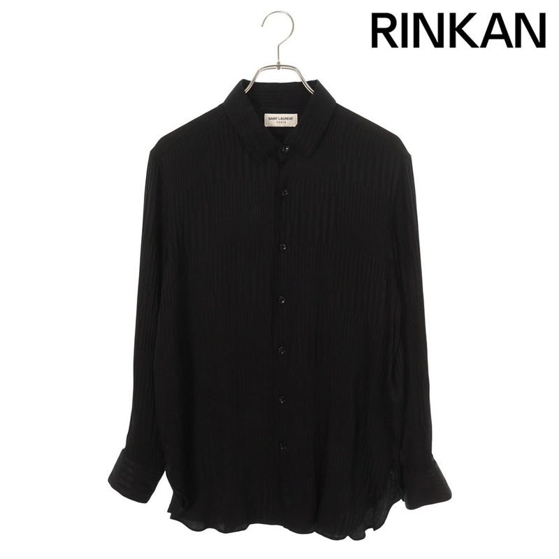 Saint Laurent Paris 653860 Y1d89 Striped Long Sleeve Shirt Men 37