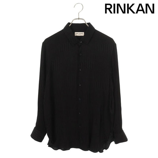 Saint Laurent Paris 653860 Y1d89 Striped Long Sleeve Shirt Men 37