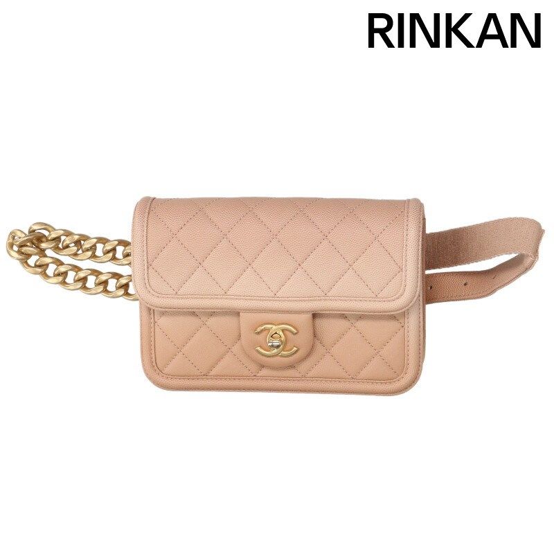 Chanel Belt Bag Caviar Skin Gradient Waist Bag Men's