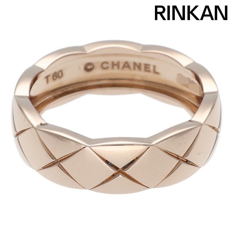 Chanel Coco Crush Medium 18K Pink Gold Pink Gold Ring Men's 60 19