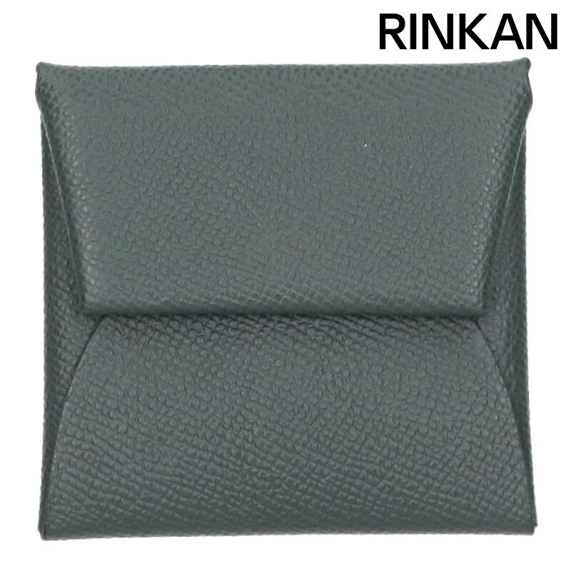 Hermes Bastia Leather Coin Case Men's Stamped K