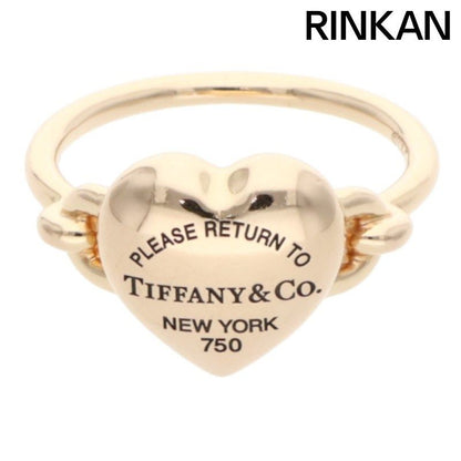 Tiffany & Co Return To 18kpg Heart Motif Ring Ladies Size 11.5