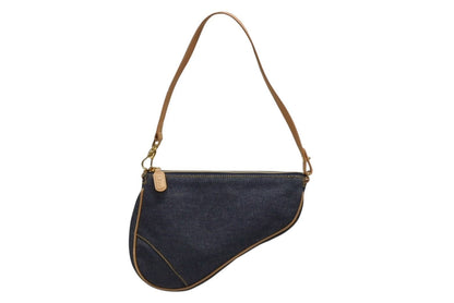Dior Galliano Era Saddle Pouch Denim