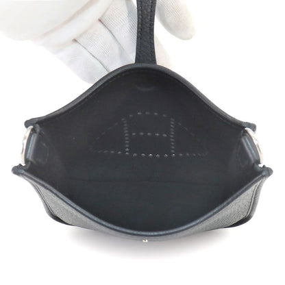 Hermes Evelyn Amazon TPM Shoulder Bag Taurillon Cles Mance Black Z Engraved