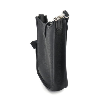 Hermes Evelyn Amazon TPM Shoulder Bag Taurillon Cles Mance Black Z Engraved