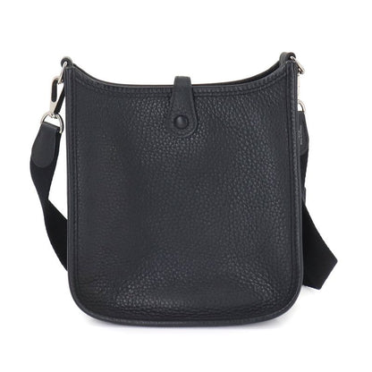 Hermes Evelyn Amazon TPM Shoulder Bag Taurillon Cles Mance Black Z Engraved