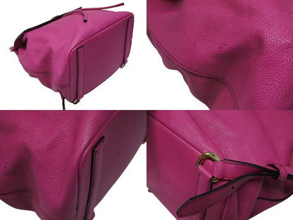 Dolce & Gabbana Backpack Leather Pink Gold — view 7
