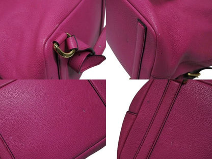 Dolce & Gabbana Backpack Leather Pink Gold — view 8