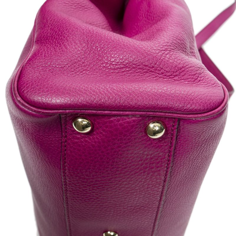 Gucci Small Shopper Tote Pink Grain Leather A