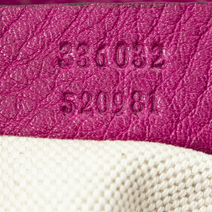 Gucci Small Shopper Tote Pink Grain Leather A