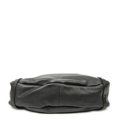 Gucci Abby Hobo Diagonal Dark Brown Grained Calfskin Leather A