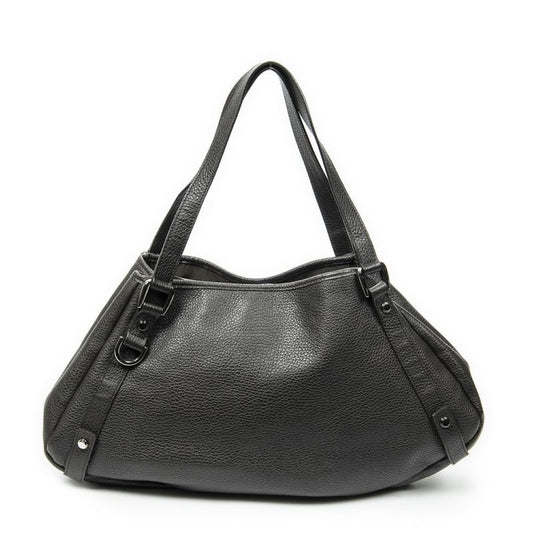 Gucci Abby Hobo Diagonal Dark Brown Grained Calfskin Leather A